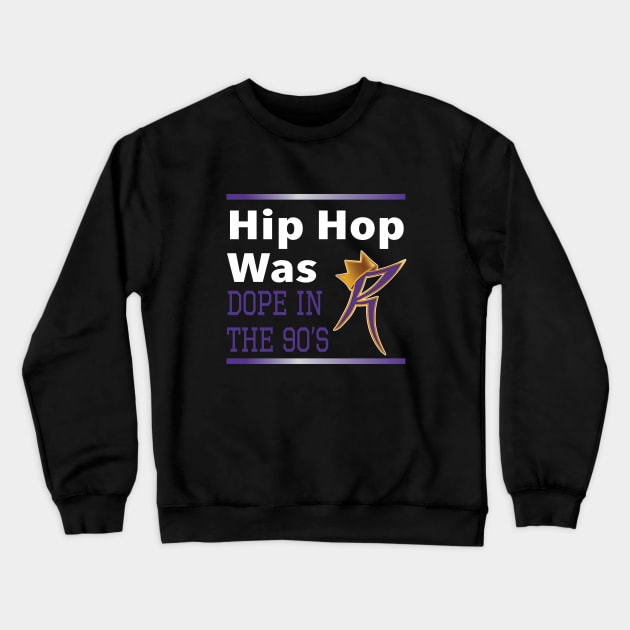 Dope Rap Addict Crewneck Sweatshirt by The Rap Addicts